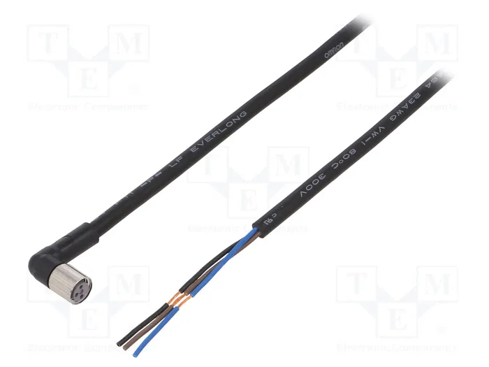 OMRON Cable para sensores M8 hembra angular 5m OMRON Cable para sensores M8 hembra angular 5m