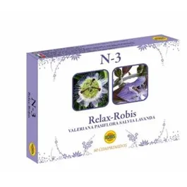 ROBIS N-3 Relajante 60 Comp. Favorece la relajación del sistema nervioso.