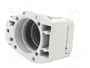 HARTING Carcasa para conectores redondos, recta, IP69K, silicona