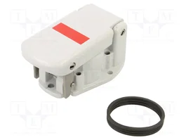 HARTING Carcasa para conectores redondos, recta, IP69K, silicona