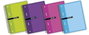 Enri Set de 5 Cuadernos Espiral Microperforados A5+ 5x5 mm con Cubiertas Extraduraderas Surtidas