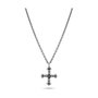 Police Kudos Necklace SS Antique SS Cross 760mm