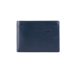 Obidos, Cartera de cuero, Portamonedas, Marina, Para hombres