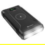 SANDBERG 421-15 Survivor Powerbank 7in1 76800 mAh, 100W PD, Carga Inalámbrica 15W, Resistente al Agua IPX4, Linterna, Negro
