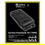 SANDBERG 421-15 Survivor Powerbank 7in1 76800 mAh, 100W PD, Carga Inalámbrica 15W, Resistente al Agua IPX4, Linterna, Negro