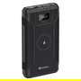 SANDBERG 421-15 Survivor Powerbank 7in1 76800 mAh, 100W PD, Carga Inalámbrica 15W, Resistente al Agua IPX4, Linterna, Negro