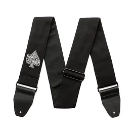 DUNLOP Correa Signature para Guitarra y Bajo Motörhead Spades - Jacquard, Resistencia 90 kg, Extremos de Cuero