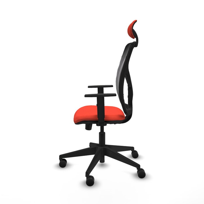 PIQUERAS Y CRESPO Silla de oficina Motilla Sincro/Traslack Naranja oscuro/Negro
