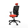 PIQUERAS Y CRESPO Silla de oficina Motilla Sincro/Traslack Naranja oscuro/Negro