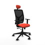 PIQUERAS Y CRESPO Silla de oficina Motilla Sincro/Traslack Naranja oscuro/Negro
