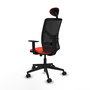 PIQUERAS Y CRESPO Silla de oficina Motilla Sincro/Traslack Naranja oscuro/Negro