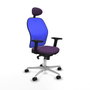 PIQUERAS Y CRESPO Silla de oficina Jorquera Morada y Azul