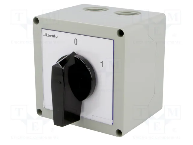 LOVATO ELECTRIC Interruptor de leva 40A 0-1 de 3 polos