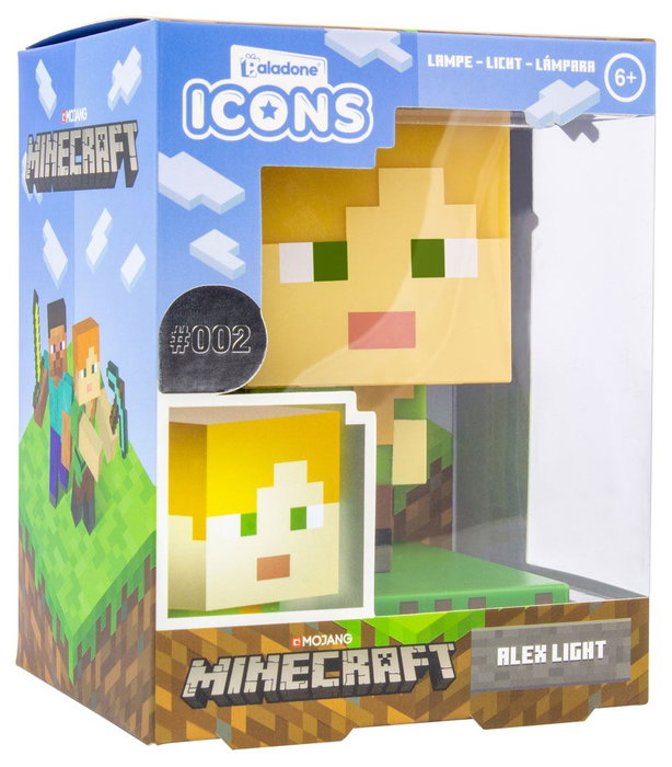Minecraft lámpara 3D Icon Alex
