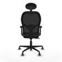 PIQUERAS Y CRESPO Silla de oficina Jorquera Verde con mecanismo Sincro/Traslack