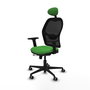 PIQUERAS Y CRESPO Silla de oficina Jorquera Verde con mecanismo Sincro/Traslack