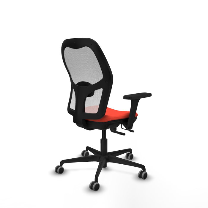 PIQUERAS Y CRESPO Silla de oficina Jorquera Naranja oscuro y Blanco
