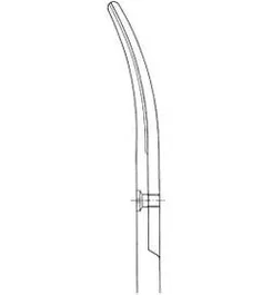 B. Braun Tijera Metzenbaum Curva 180mm (NDR) de Equipamiento
