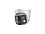 Dahua (DH-IPC-PDW3849P-A180-E2-AS-PV-0280B) Cámara IP Domo Panorámica TIOC Duo 2x4MP WDR WizSense LED IR & Luz Cálida IP67 Sonido/Luz Azul&Roja 2.8mm PoE