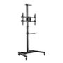Ewent EW1540 Pedestal móvil para suelo para televisores de 37 a 70 pulgadas Negro