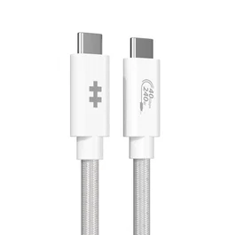 Targus HyperDrive Next Cable USB4 Gen 3x2 USB C a USB C Blanco 1,2 m