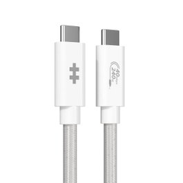Targus HYPER HyperDrive Next Cable USB4 Gen 3x2 USB-C a USB-C Blanco 1,2 m