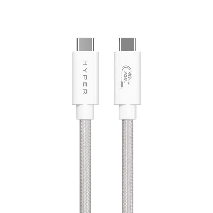 Targus HYPER HyperDrive Next Cable USB4 Gen 3x2 USB-C a USB-C Blanco 1,2 m