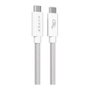 Targus HyperDrive Next Cable USB4 Gen 3x2 de 1,2 m USB C a USB C, 40 Gbit/s, 240 W, Blanco