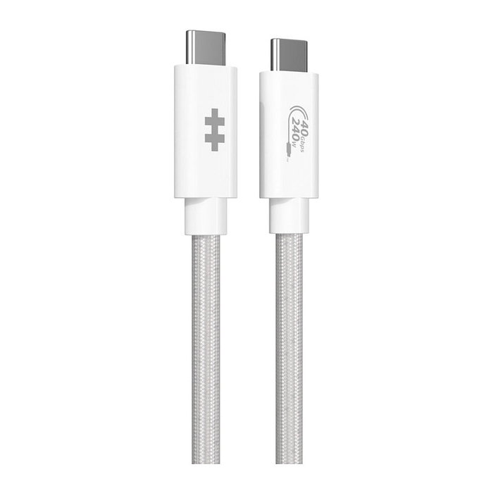 Targus HyperDrive Next Cable USB4 Gen 3x2 de 1,2 m USB C a USB C, 40 Gbit/s, 240 W, Blanco Targus HyperDrive Next Cable USB4 Gen 3x2 de 1,2 m USB C a USB C, 40 Gbit/s, 240 W, Blanco