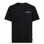 Camiseta de Manga Corta Hombre O'Neill Retro Back Print Negro