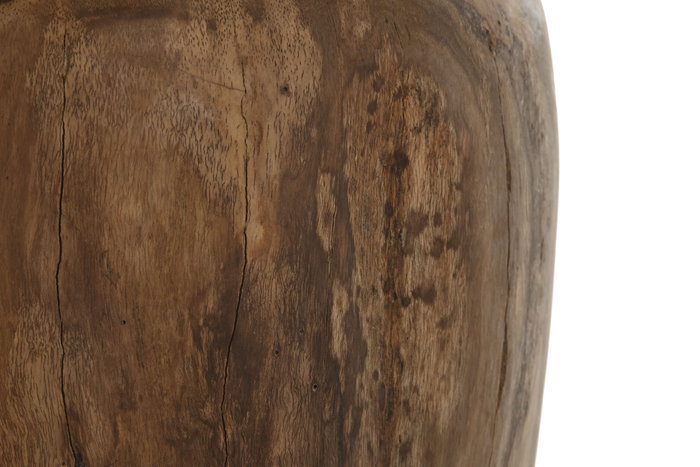 DKD Home Decor Jarrón Teca Natural 24x24x39,5 cm DKD Home Decor Jarrón Teca Natural 24x24x39,5 cm