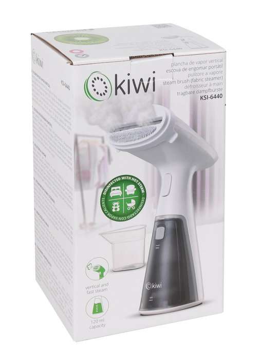 Kiwi Plancha de Vapor Vertical Portátil 1000W, 15 cm Ancho x 25.5 cm Alto x 11 cm Largo, 3.78 kg (4 Unidades)