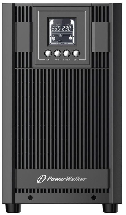 PowerWalker UPS VFI 3000 AT Online 3 kVA 2.7 kW Doble Conversión, Compacto, Negro