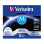 Verbatim 43834 M-Disc BD-R 5-pack 100 GB BDXL Imprimible Jewel Case