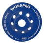 Workpro Muela Copa Diamantada Ø115 x 22,2 mm Turbo para Pulido Rápido de Hormigón y Piedra - 13.300 RPM