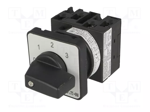 EATON ELECTRIC Interruptor de levas multiposición T0-2-8241/E 20A 4 posiciones EATON ELECTRIC Interruptor de levas multiposición T0-2-8241/E 20A 4 posiciones