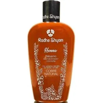 Radhe Shyam Bálsamo Acondicionador Henna Color Cobre 250 ml para cabello, con extractos naturales, para prolongar el color Radhe Shyam Bálsamo Acondicionador Henna Color Cobre 250 ml para cabello, con extractos naturales, para prolongar el color