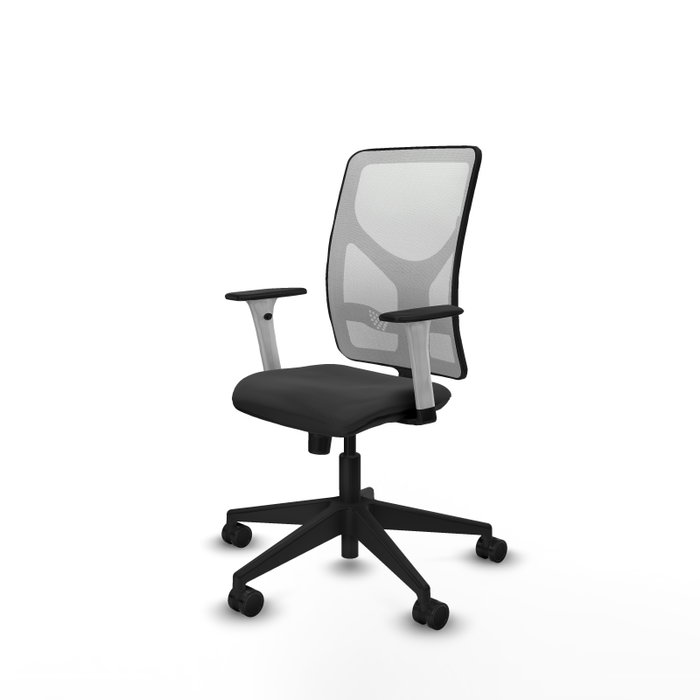 PIQUERAS Y CRESPO Silla de oficina Motilla con mecanismo Sincro Gris oscuro y Blanco PIQUERAS Y CRESPO Silla de oficina Motilla con mecanismo Sincro Gris oscuro y Blanco