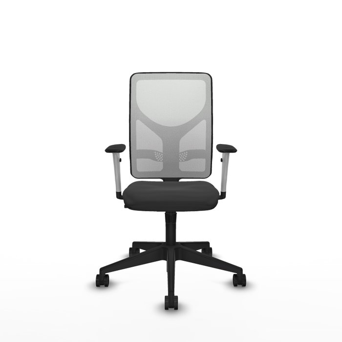 PIQUERAS Y CRESPO Silla de oficina Motilla con mecanismo Sincro Gris oscuro y Blanco PIQUERAS Y CRESPO Silla de oficina Motilla con mecanismo Sincro Gris oscuro y Blanco