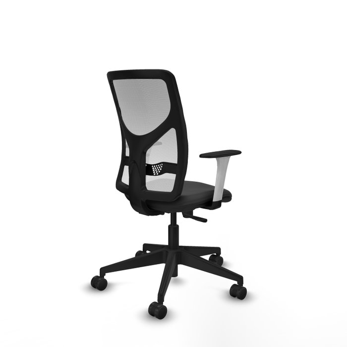 PIQUERAS Y CRESPO Silla de oficina Motilla con mecanismo Sincro Gris oscuro y Blanco PIQUERAS Y CRESPO Silla de oficina Motilla con mecanismo Sincro Gris oscuro y Blanco