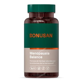 BONUSAN Menopausia Balance 60 Cápsulas para Sofocos y Síntomas de la Menopausia