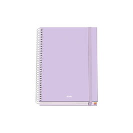Dohe serenity cuaderno espiral a5 100 hojas cuadricula 5mm - tapa dura impresa a todo color y plastificada en brillo -