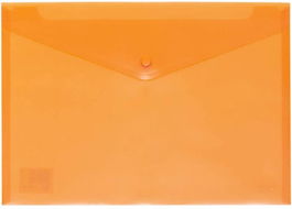 Carchivo Sobre Polipropileno Folio Solapa con Broche Plástico Naranja CARCHIVO 342K52