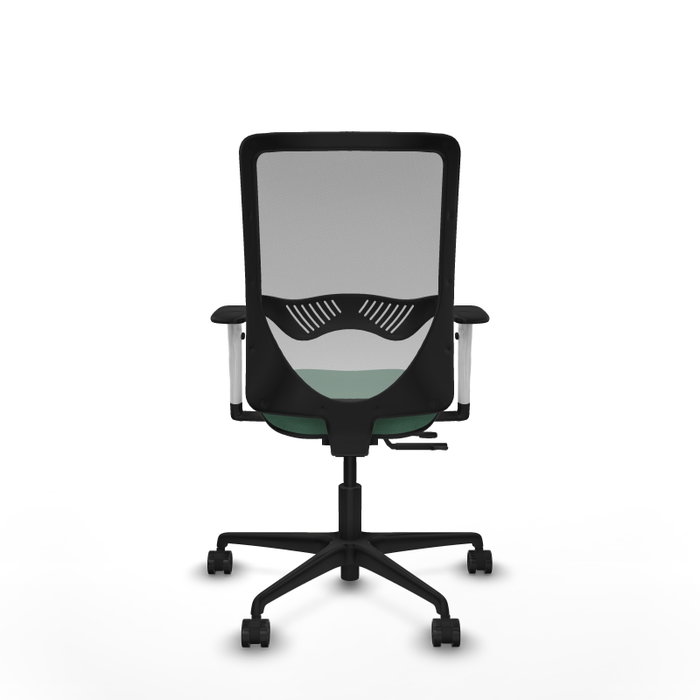 PIQUERAS Y CRESPO Silla de oficina Zulema con mecanismo Sincro/Traslack, Verde esmeralda y Gris PIQUERAS Y CRESPO Silla de oficina Zulema con mecanismo Sincro/Traslack, Verde esmeralda y Gris