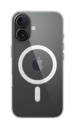 Apple MA6A4ZM/A Funda Transparente con MagSafe para iPhone 16 (15,5 cm / 6,1") - Policarbonato, Protección contra Caídas y Rayones, Antiamarilleamiento