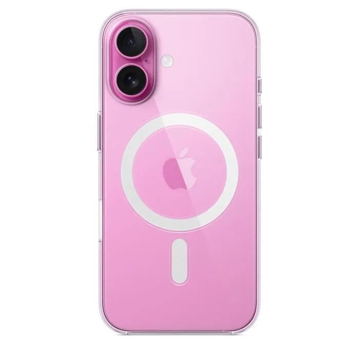 Apple iPhone 16 Funda Transparente con MagSafe para iPhone 16 Apple iPhone 16 Funda Transparente con MagSafe para iPhone 16