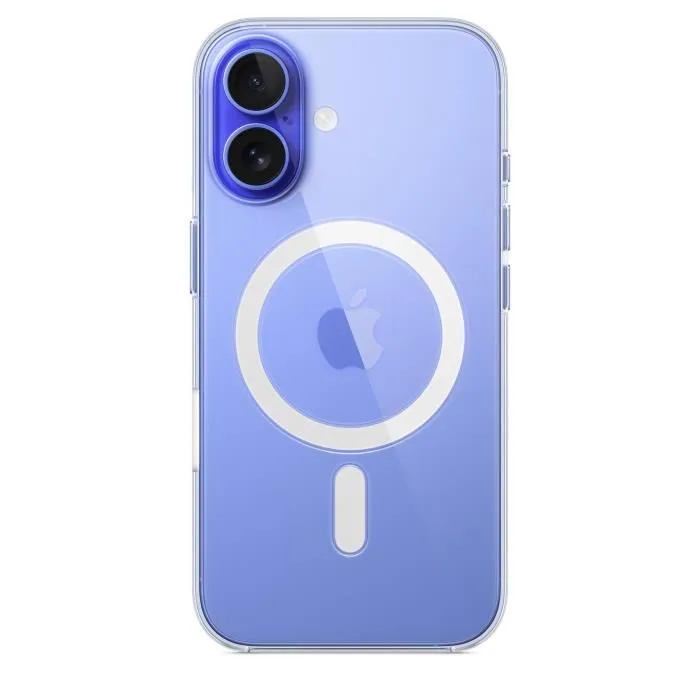 Apple iPhone 16 Funda Transparente con MagSafe para iPhone 16 Apple iPhone 16 Funda Transparente con MagSafe para iPhone 16