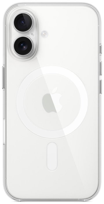 Apple Funda transparente con MagSafe para iPhone 16