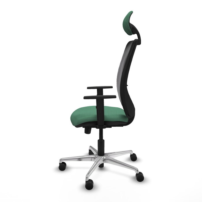 PIQUERAS Y CRESPO Silla de oficina Zulema Verde esmeralda y Negro PIQUERAS Y CRESPO Silla de oficina Zulema Verde esmeralda y Negro