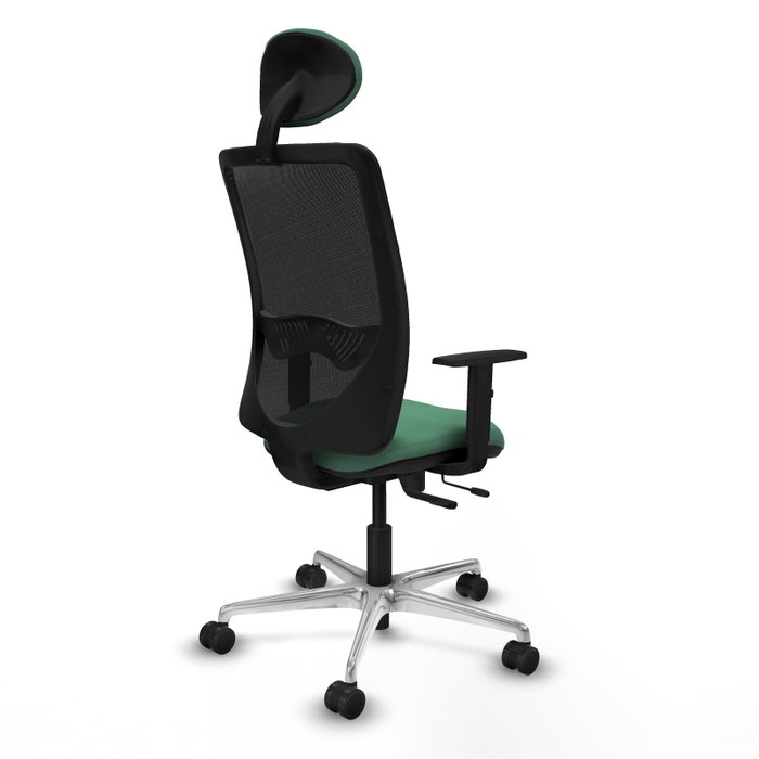 PIQUERAS Y CRESPO Silla de oficina Zulema Verde esmeralda y Negro PIQUERAS Y CRESPO Silla de oficina Zulema Verde esmeralda y Negro